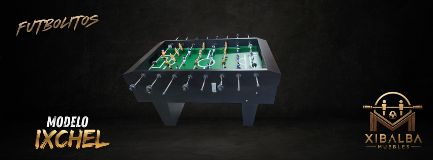 Futbolito Ixchel gris antracita moderno – Xibalba Muebles